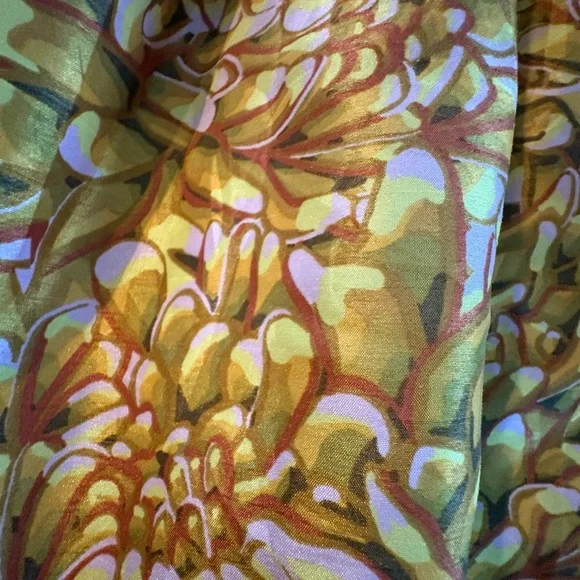 Kika Vargas x Target Gold Mum Floral Puff Sleeve Dress XS - Picture 5 of 10